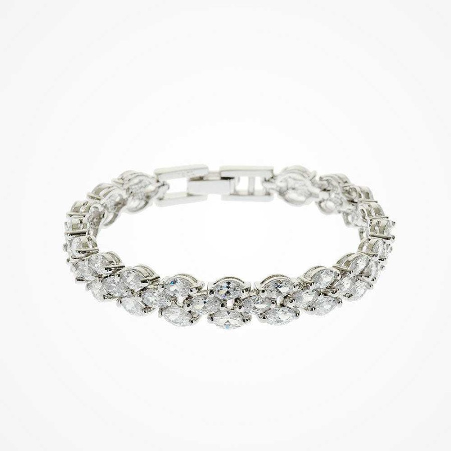 Wedding Jewellerywedding Jewellery Ivory & Co | Lincoln Cubic Zirconia Bracelet