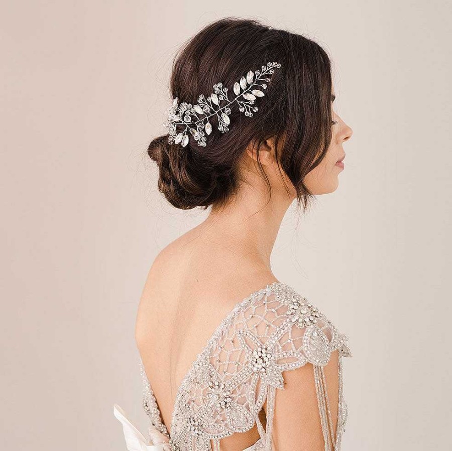 Wedding Hair Accessorieswedding Hair Accessories Aria | Bretta Crystal Embellished Hair Vine