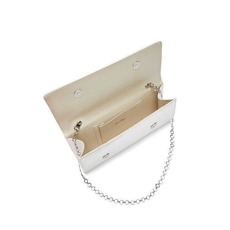 Bags Rainbow Club | Greta Satin Wedding Clutch Bag