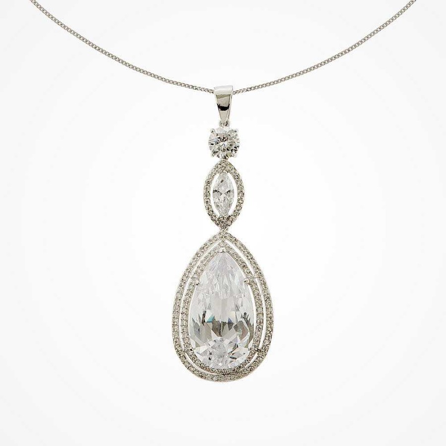 Wedding Jewellerywedding Jewellery Ivory & Co | Cotton Club Crystal Pendant Necklace