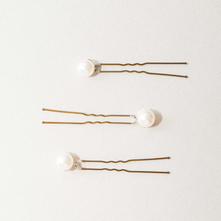 Wedding Hair Accessorieswedding Hair Accessories Chez Bec | Pearl Hair Pins (Silver)