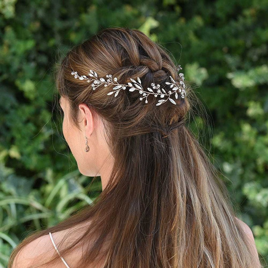 Wedding Hair Accessorieswedding Hair Accessories Ivory & Co | Ember Dream Rose Gold Crystal Hair Vine