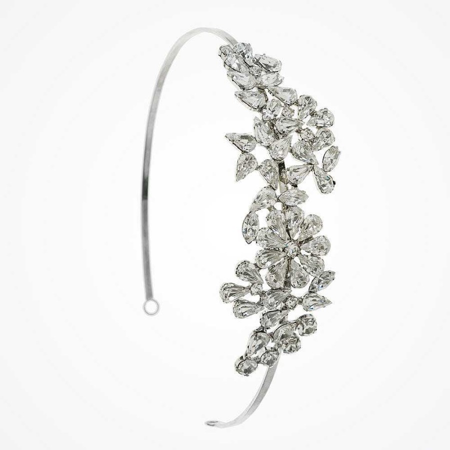 Wedding Hair Accessorieswedding Hair Accessories Ivory & Co | Mackenzie Crystal Blossoms Headpiece