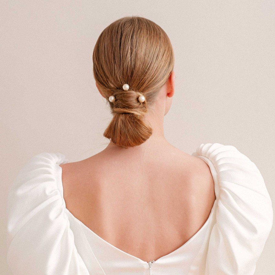 Wedding Hair Accessorieswedding Hair Accessories Chez Bec | Pearl Hair Pins (Gold)