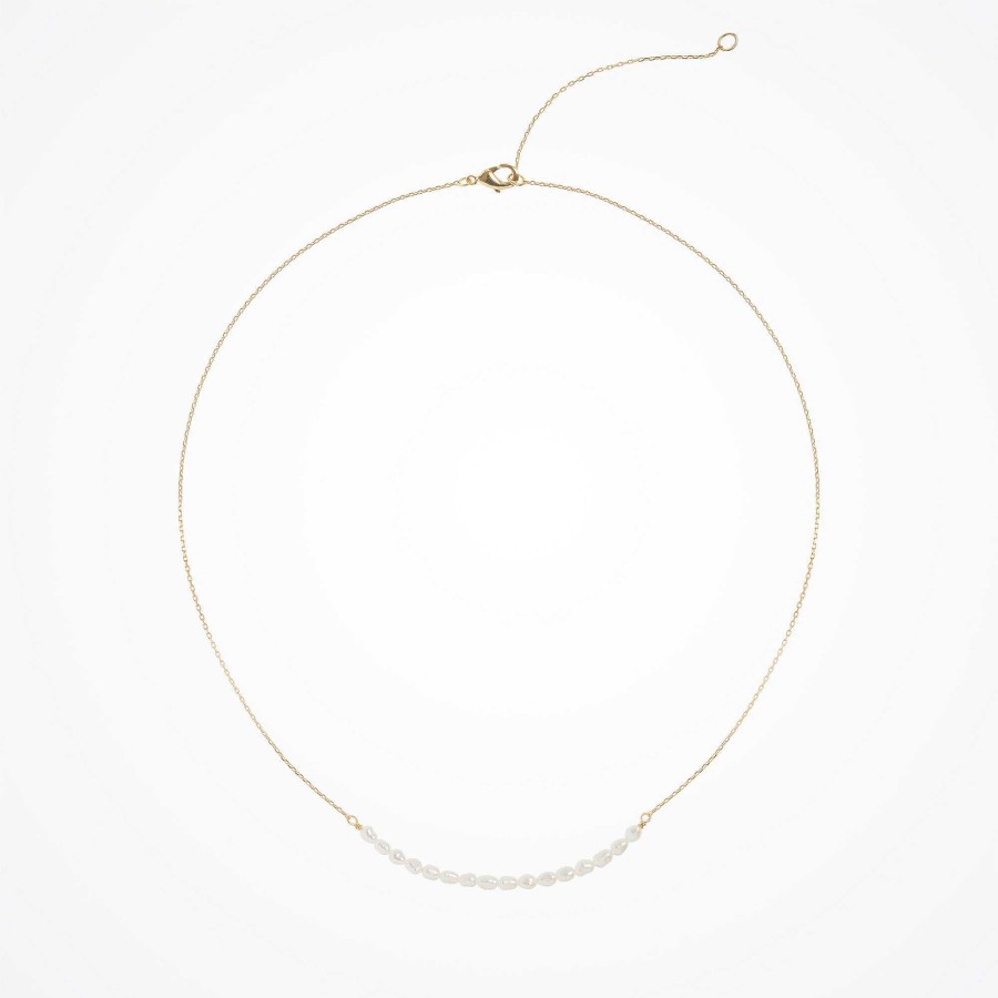 Wedding Jewellerywedding Jewellery Aria | Nyra Minimal Freshwater Pearl Necklace