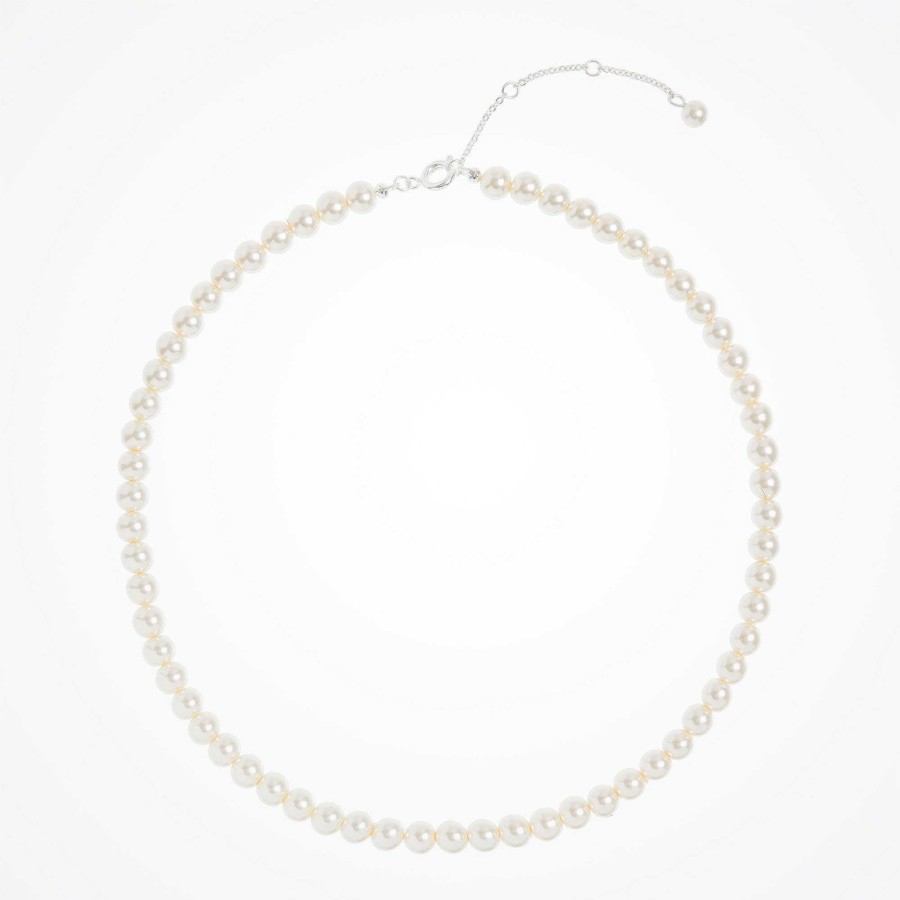 Wedding Jewellerywedding Jewellery Aria | Alta Pearl Necklace (Silver)