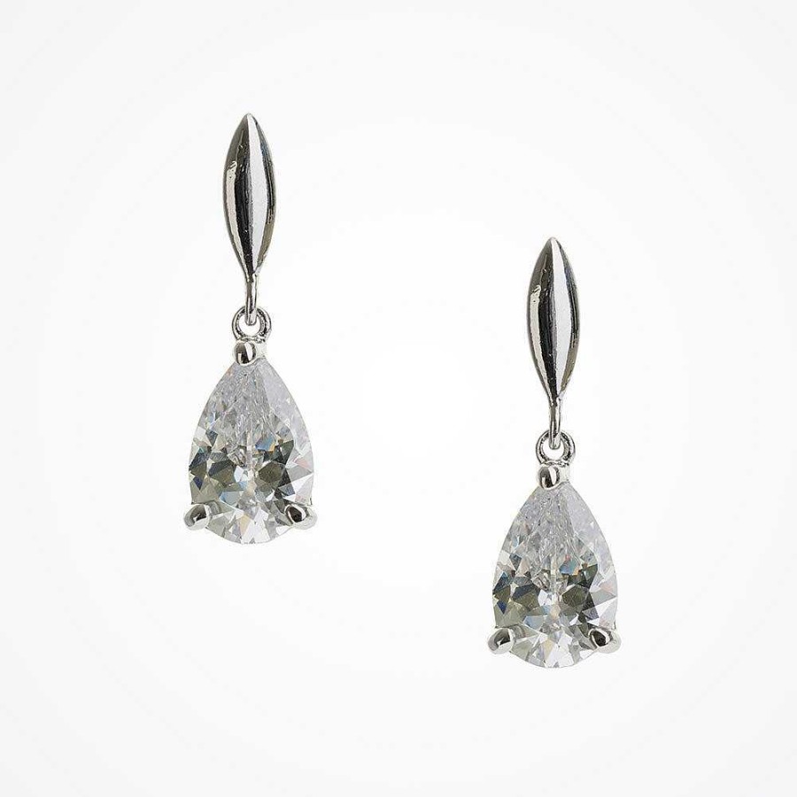 Wedding Jewellerywedding Jewellery Ivory & Co | Vanderbilt Teardrop Crystal Earrings