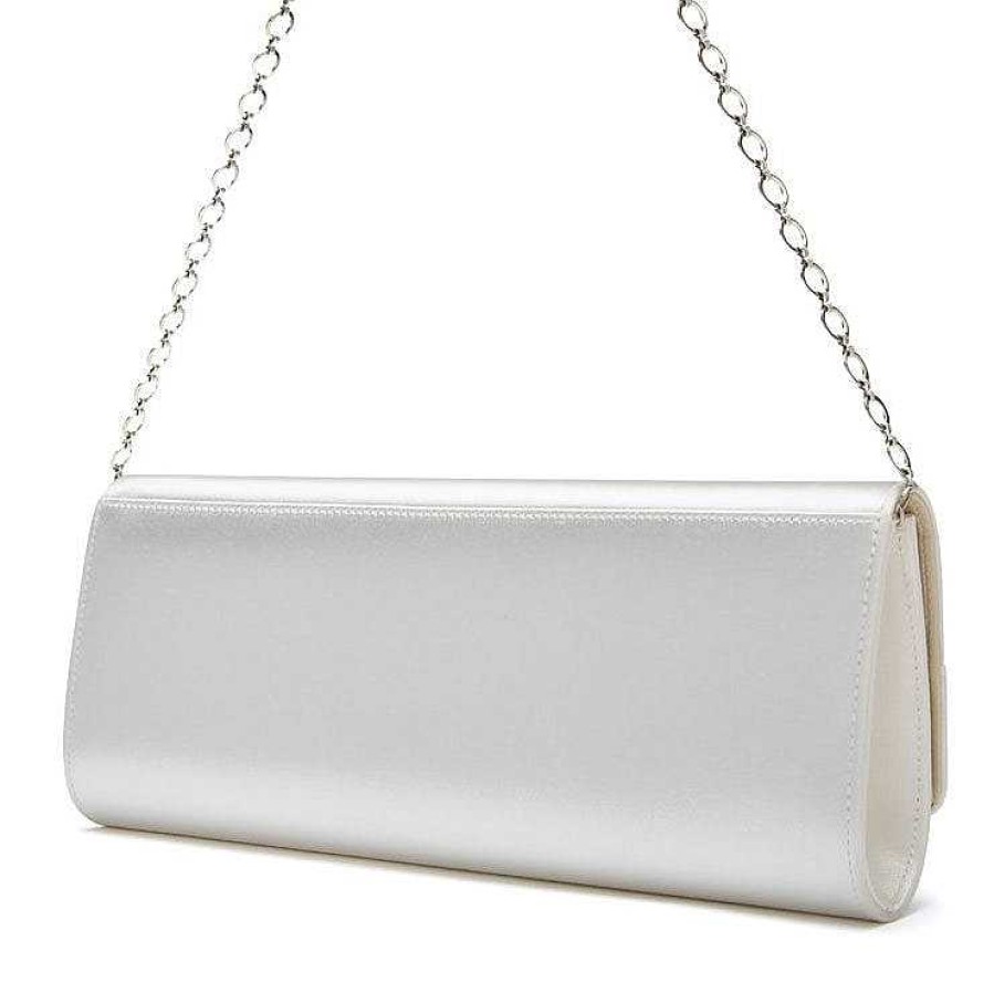 Bags Rainbow Club | Greta Satin Wedding Clutch Bag