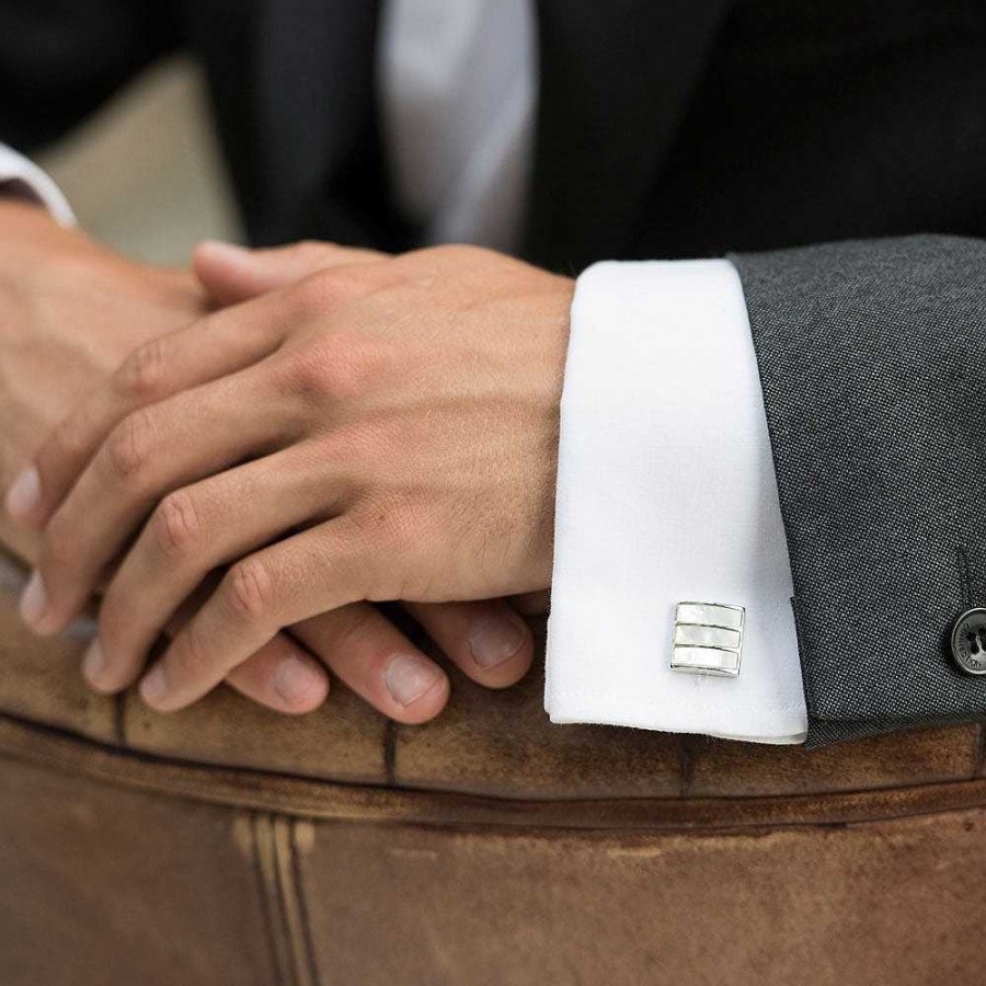 Wedding Jewellerywedding Jewellery Ivory & Co | Forbes Mother Of Pearl Cufflinks