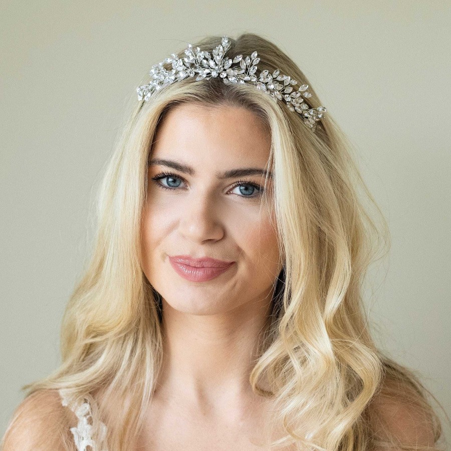 Wedding Hair Accessorieswedding Hair Accessories Ivory & Co | Winterstar Crystal Starburst Tiara