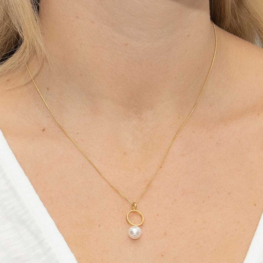 Wedding Jewellerywedding Jewellery Sarah Alexander | Bombshell Pearl Circle Pendant