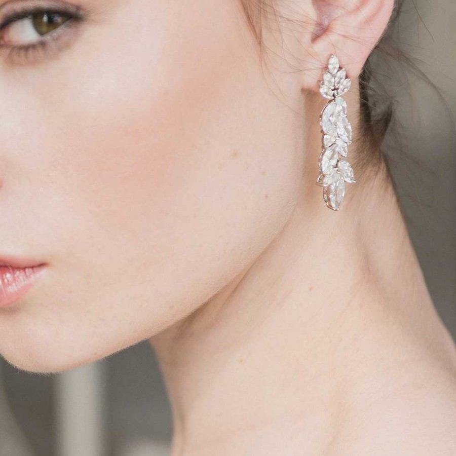 Wedding Jewellerywedding Jewellery Stephanie Browne | Allure Crystal Drop Earrings