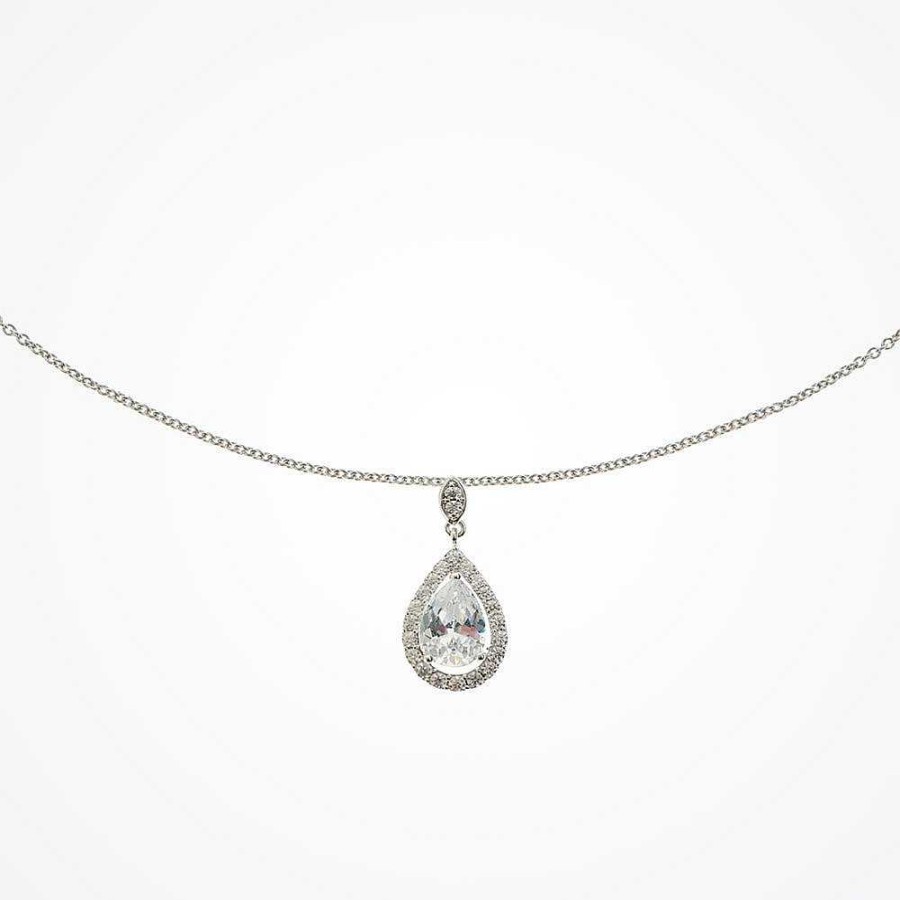 Wedding Jewellerywedding Jewellery Ivory & Co | Belmont Crystal Pendant Necklace