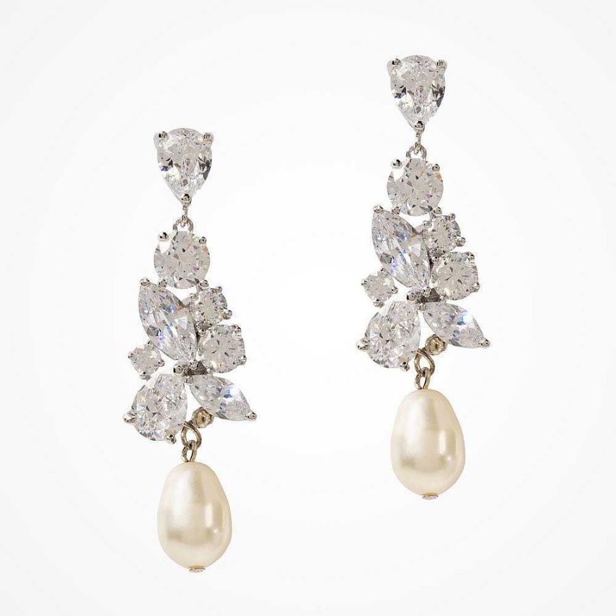 Wedding Jewellerywedding Jewellery Stephanie Browne | Regalia Madame Pearl Drop Earrings