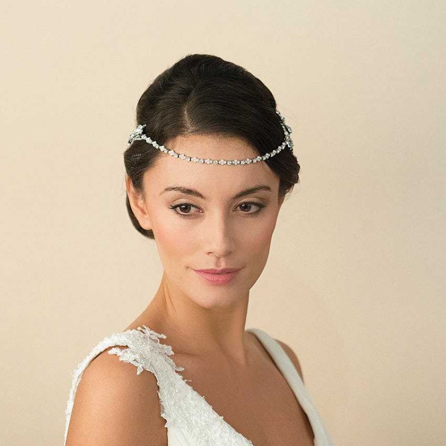 Wedding Hair Accessorieswedding Hair Accessories Ivory & Co | Morgan Floral Draping Headpiece