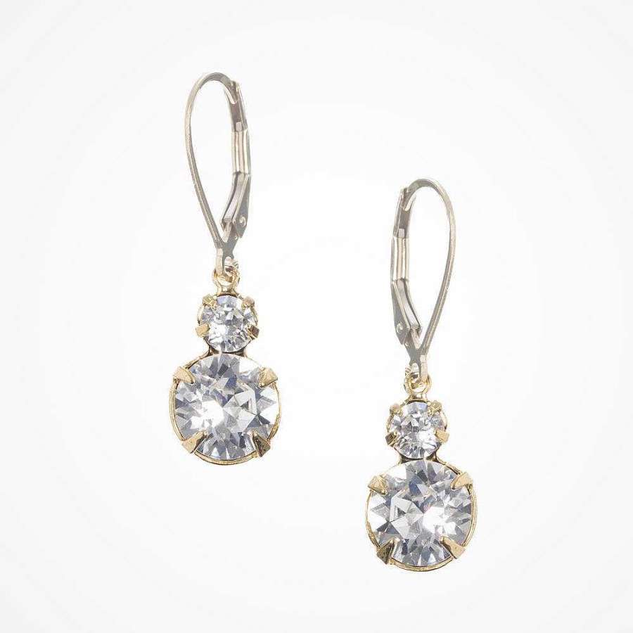 Wedding Jewellerywedding Jewellery Victoria Fergusson | Water Lily Crystal Droplet Earrings