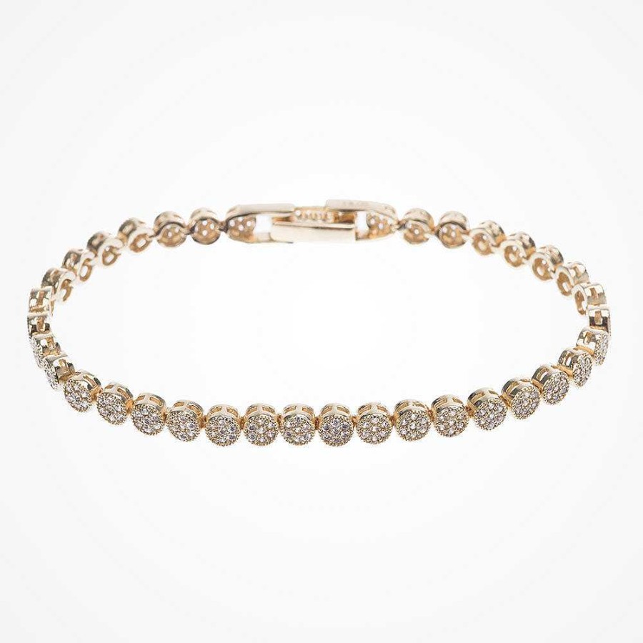 Wedding Jewellerywedding Jewellery Ivory & Co | Modena Gold Crystal Embellished Bracelet