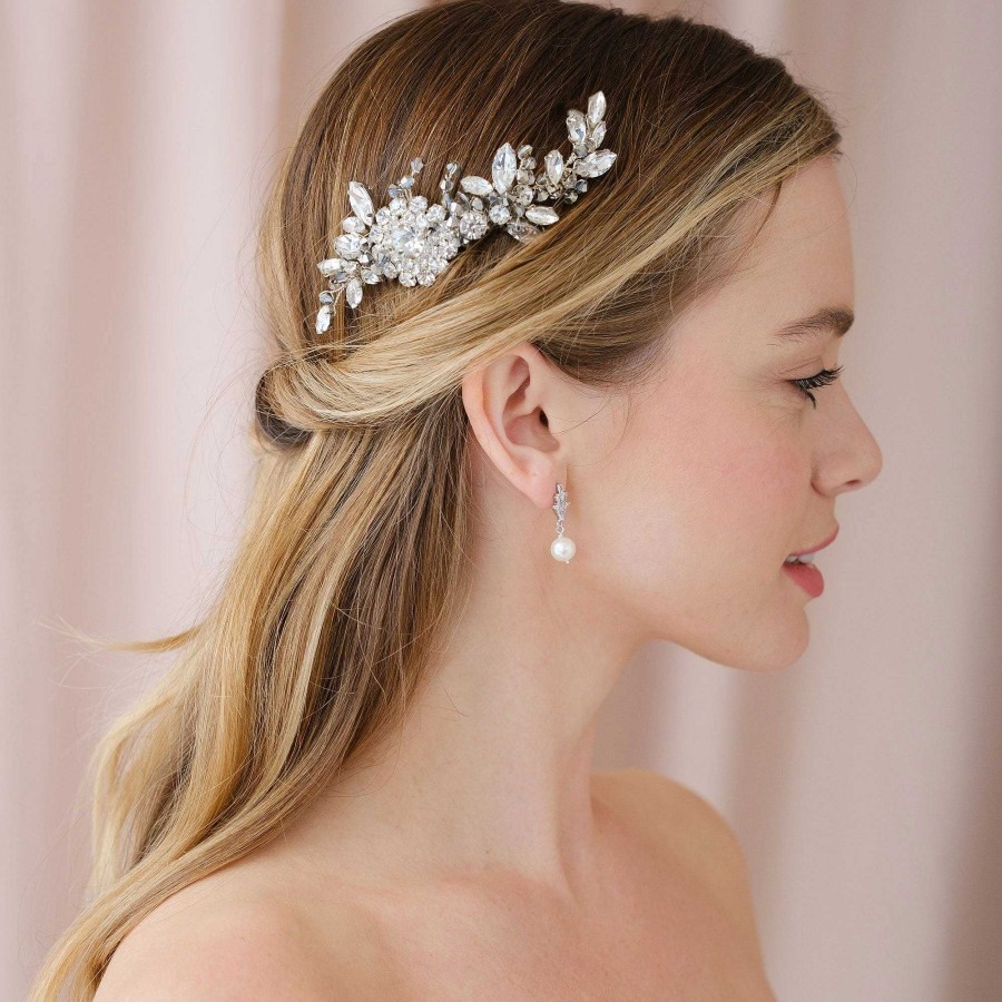 Wedding Hair Accessorieswedding Hair Accessories Miss Clemmie | Cavendish Crystal Floral Hair Comb