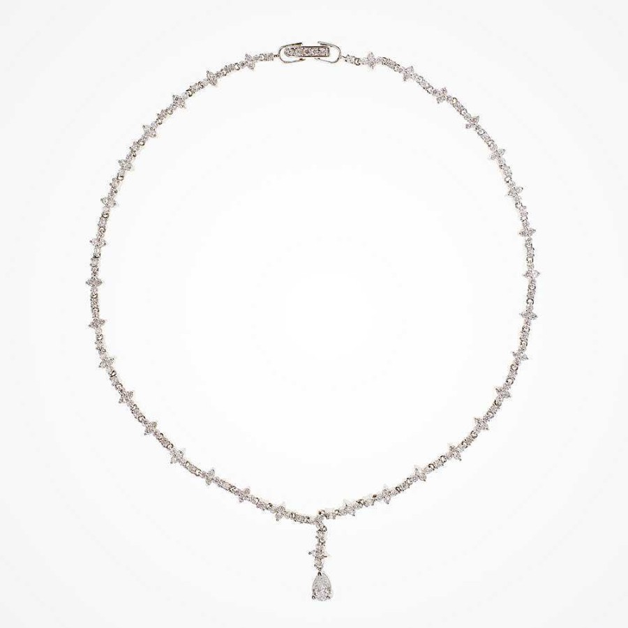 Wedding Jewellerywedding Jewellery Ivory & Co | Kensington Cubic Zirconia Necklace