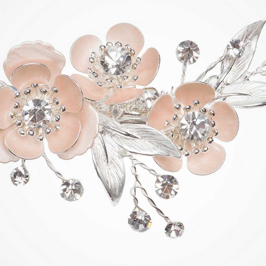 Wedding Hair Accessorieswedding Hair Accessories Ivory & Co | Spirit Enamelled Blossom Hair Clip