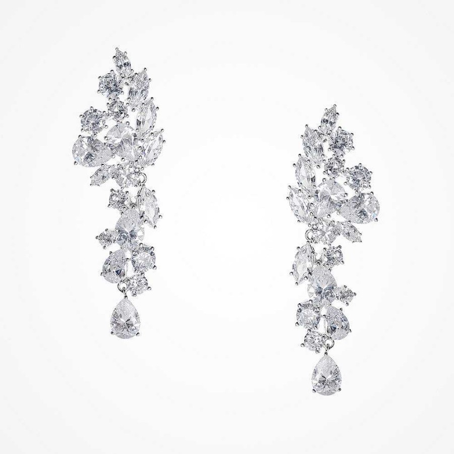 Wedding Jewellerywedding Jewellery Stephanie Browne | Sinclaire Crystal Bridal Statement Earrings