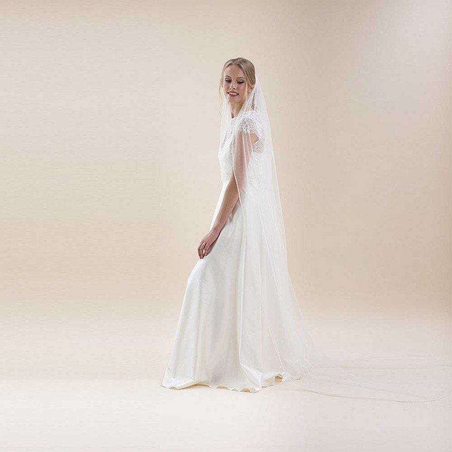 Veils, Cover-Ups And Beltsveils, Cover-Ups And Belts Rainbow Club | Elderflower Pearl Edge Veil