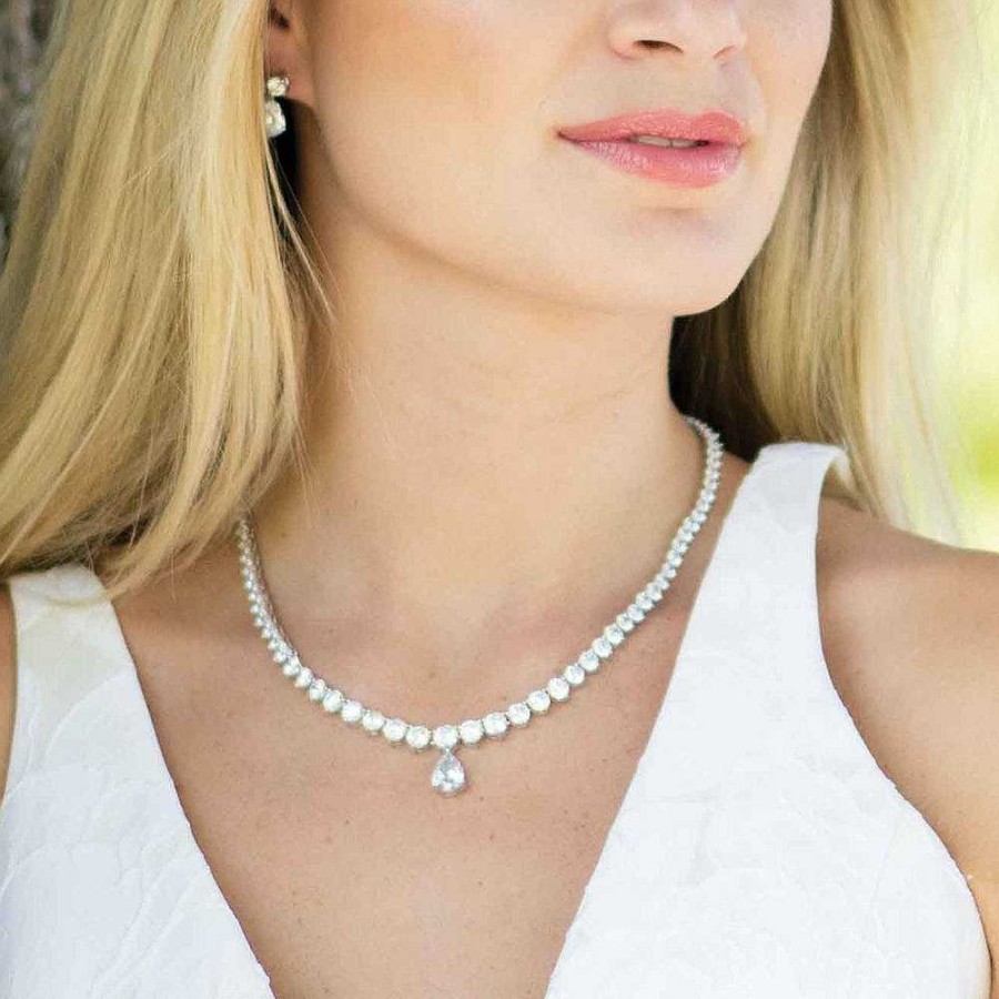 Wedding Jewellerywedding Jewellery Ivory & Co | Imperial Cubic Zirconia Necklace