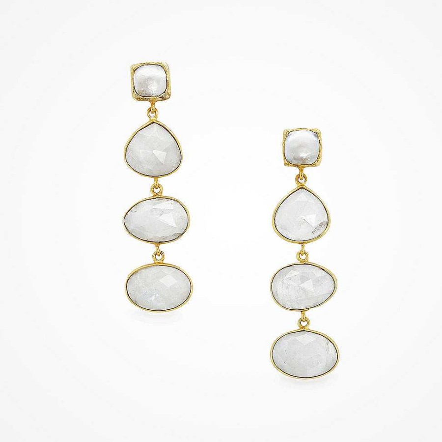 Wedding Jewellerywedding Jewellery Sarah Alexander | Eastern Promise Moonstone Statement Drop Earrings